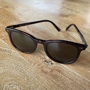 Warby Parker Ryland sunglasses in cognac tortoise
